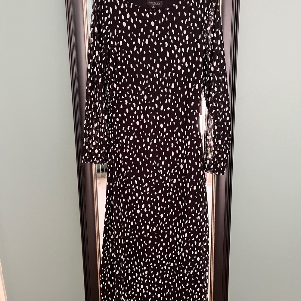 Long sleeve ankle length dress